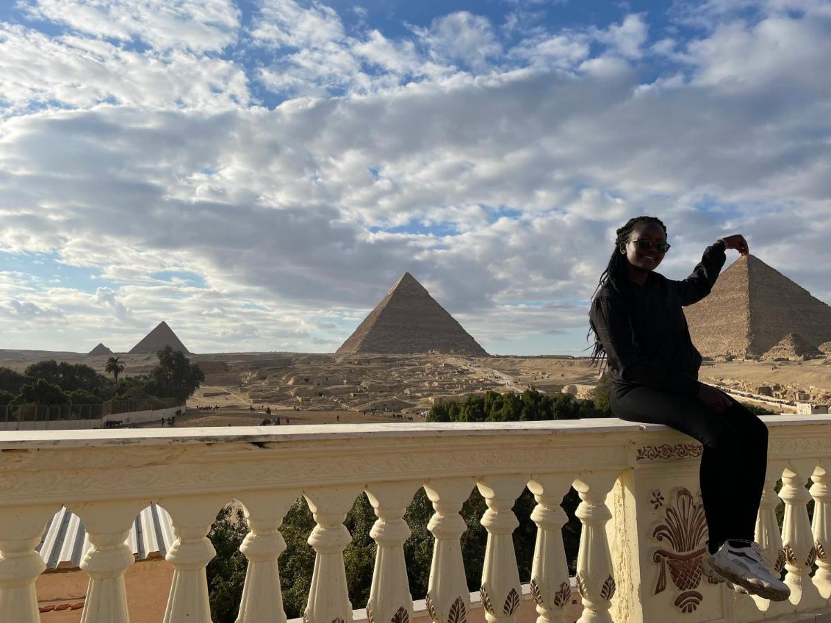 Sphinx Palace Pyramids View Inn Kafret el-Gabal Eksteriør billede