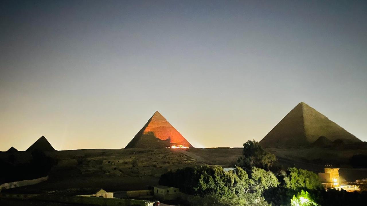 Sphinx Palace Pyramids View Inn Kafret el-Gabal Eksteriør billede