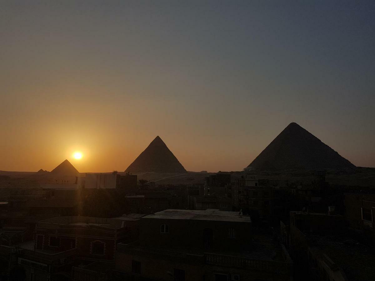 Sphinx Palace Pyramids View Inn Kafret el-Gabal Eksteriør billede